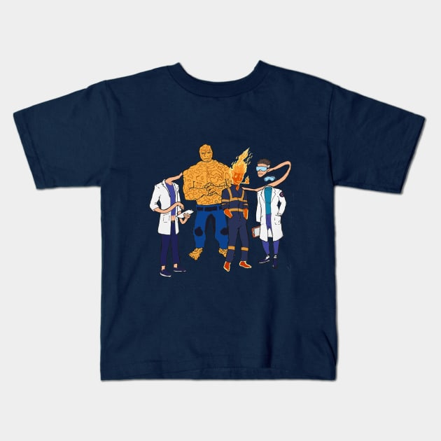 Will Fantastic 4 Money Kids T-Shirt by nomadicartsstudio